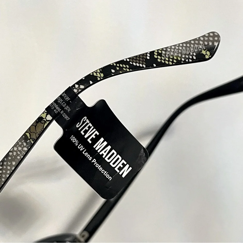 Steve Madden snakeskin cat eye Sunglasses